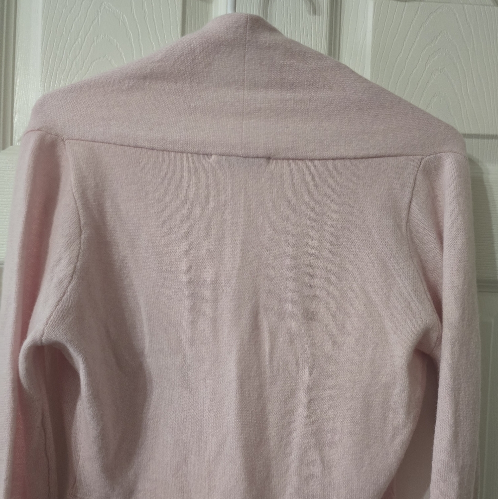Raffi Cashmere Cowlneck Tunic Sweater in Light Pink, Lagenlook, Sz Small, EUC! - Picture 10 of 13